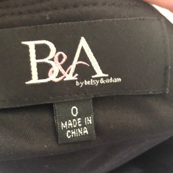 Black B&a By Betsy And Adam Beaded Halter Prom Ball Gown - Picture 3 of 5